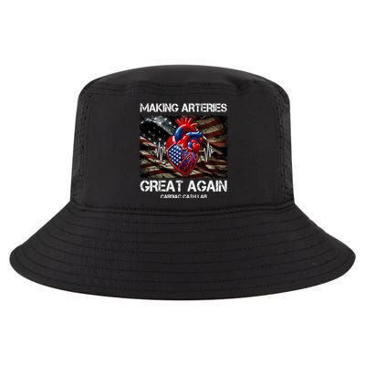 Making Arteries Great Again Cardiac Cath Lab Cool Comfort Performance Bucket Hat