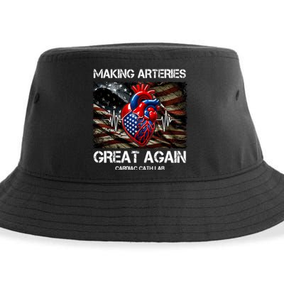 Making Arteries Great Again Cardiac Cath Lab Sustainable Bucket Hat