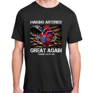 Making Arteries Great Again Cardiac Cath Lab Adult ChromaSoft Performance T-Shirt