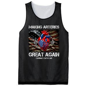 Making Arteries Great Again Cardiac Cath Lab Mesh Reversible Basketball Jersey Tank