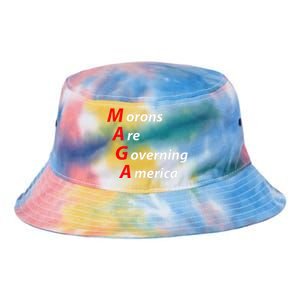 Morons Are Governing America Anti Trump Political Tie Dye Newport Bucket Hat