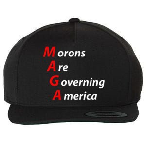 Morons Are Governing America Anti Trump Political Wool Snapback Cap