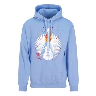 Music And Guitar Guitar Gift Black Small Unisex Surf Hoodie