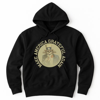 Make America Grateful Again Retro Uncle Sam Funny Hoodie