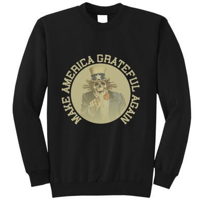 Make America Grateful Again Retro Uncle Sam Funny Sweatshirt