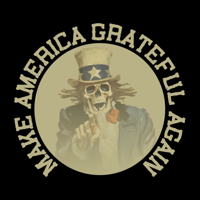Make America Grateful Again Retro Uncle Sam Funny Zip Tote Bag
