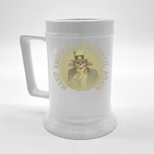 Make America Grateful Again Retro Uncle Sam Funny Beer Stein