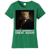 Make Ameowica Great Again Funny Donald Trump Cat Meme Women's T-Shirt