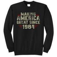 Making America Great Since 1984 Design 38th Birthday Tall Sweatshirt