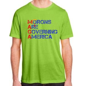 Morons Are Governing America Trump 2024 Adult ChromaSoft Performance T-Shirt