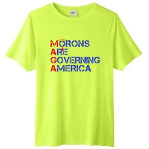 Morons Are Governing America Trump 2024 Tall Fusion ChromaSoft Performance T-Shirt