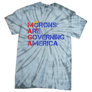 Morons Are Governing America Trump 2024 Tie-Dye T-Shirt