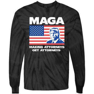 Making Attorneys Get Attorneys Maga Tie-Dye Long Sleeve Shirt