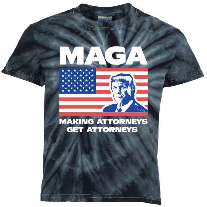 Making Attorneys Get Attorneys Maga Kids Tie-Dye T-Shirt