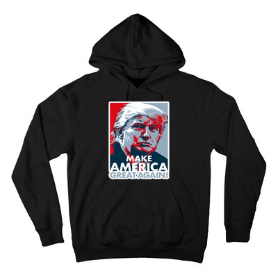 Make America Great Again Trump President Patriotic Hoodie