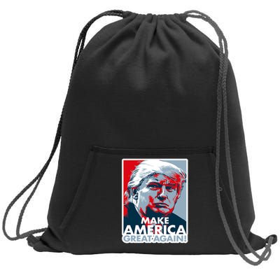 Make America Great Again Trump President Patriotic Sweatshirt Cinch Pack Bag