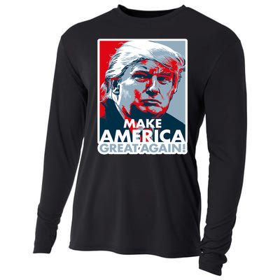 Make America Great Again Trump President Patriotic Cooling Performance Long Sleeve Crew