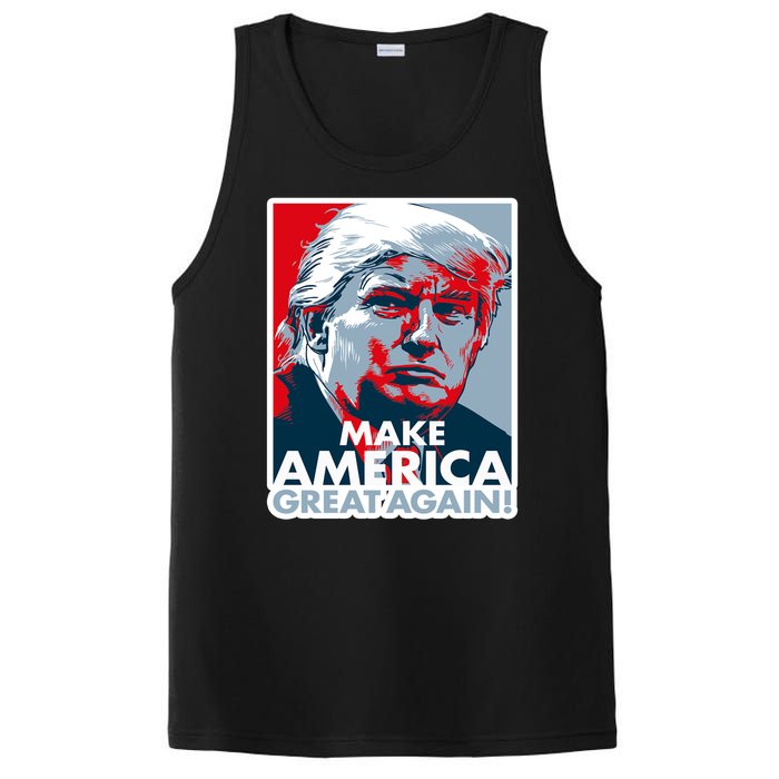 Make America Great Again Trump President Patriotic PosiCharge Competitor Tank