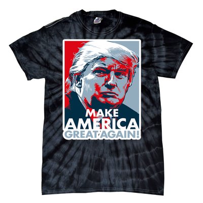 Make America Great Again Trump President Patriotic Tie-Dye T-Shirt