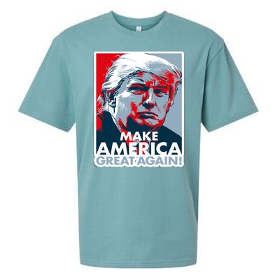 Make America Great Again Trump President Patriotic Sueded Cloud Jersey T-Shirt