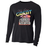 Make America Great Trump 2024 Again DaddyS Home Trump Daddy Cooling Performance Long Sleeve Crew