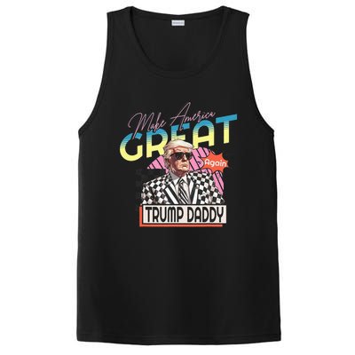 Make America Great Trump 2024 Again DaddyS Home Trump Daddy PosiCharge Competitor Tank