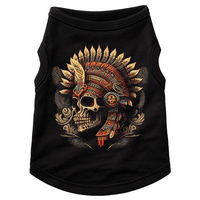 Mictlantecuhtli Aztec God Of Death Skull Doggie Tank