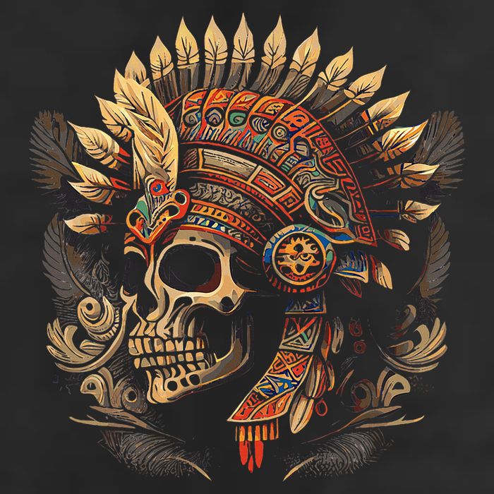 Mictlantecuhtli Aztec God Of Death Skull Adult Drive Performance Visor