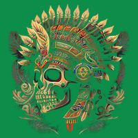 Mictlantecuhtli Aztec God Of Death Skull Womens T-Shirt