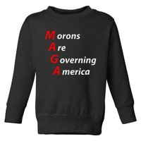 Morons Are Governing America Anti Trump Political Toddler Sweatshirt