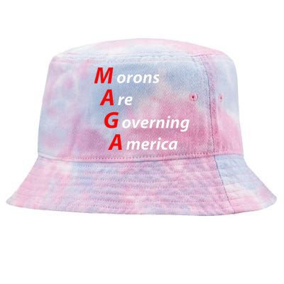 Morons Are Governing America Anti Trump Political Tie-Dyed Bucket Hat