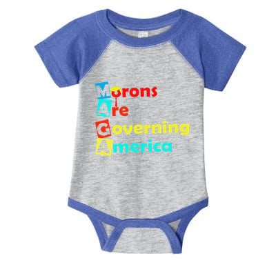 Morons Are Governing America Infant Baby Jersey Bodysuit