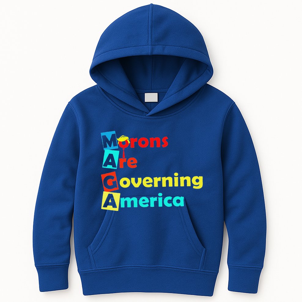 Morons Are Governing America Kids Hoodie
