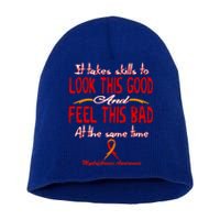 Myelofibrosis Awareness Gift Short Acrylic Beanie