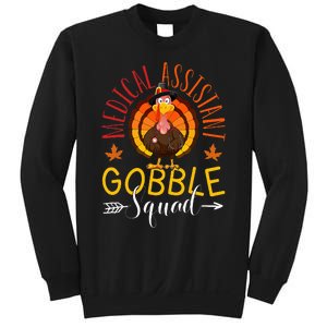 Medical Assistant Gobble Squad Nurse Thanksgiving Turkey Day Sweatshirt