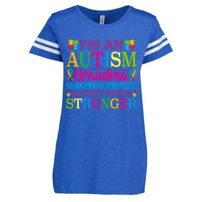 Motivational Autism Grandma Autism Awareness Slogan Autism Advocacy Enza Ladies Jersey Football T-Shirt