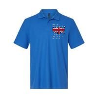 Make America Great Britain Again Funny Gift For Brits Gift Softstyle Adult Sport Polo