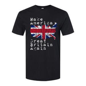 Make America Great Britain Again Funny Gift For Brits Gift Softstyle CVC T-Shirt