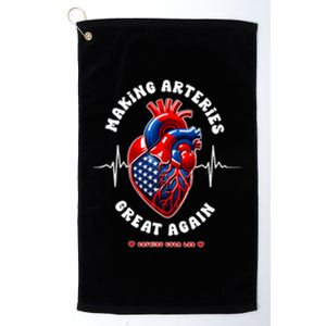 Making Arteries Great Again Cardiac Cath Lab Platinum Collection Golf Towel