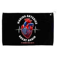 Making Arteries Great Again Cardiac Cath Lab Grommeted Golf Towel