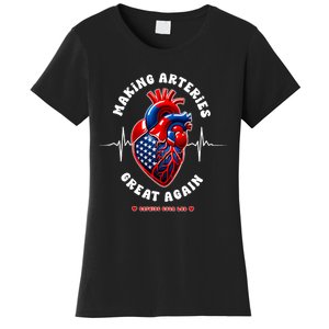 Making Arteries Great Again Cardiac Cath Lab Women's T-Shirt