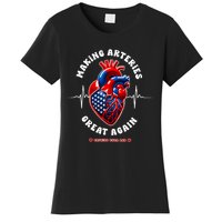 Making Arteries Great Again Cardiac Cath Lab Women's T-Shirt