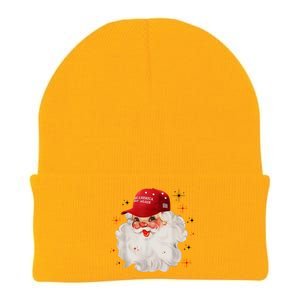 Make America Great Again Pro Trump Santa Christmas Knit Cap Winter Beanie