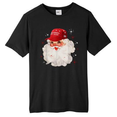 Make America Great Again Pro Trump Santa Christmas Tall Fusion ChromaSoft Performance T-Shirt