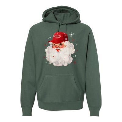 Make America Great Again Pro Trump Santa Christmas Premium Hoodie