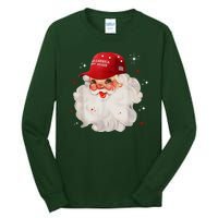 Make America Great Again Pro Trump Santa Christmas Tall Long Sleeve T-Shirt