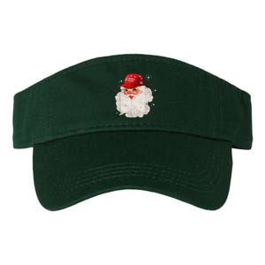 Make America Great Again Pro Trump Santa Christmas Valucap Bio-Washed Visor