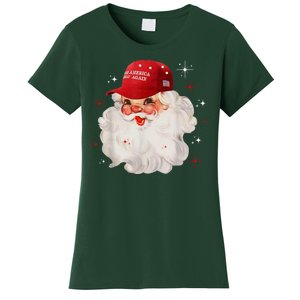 Make America Great Again Pro Trump Santa Christmas Women's T-Shirt