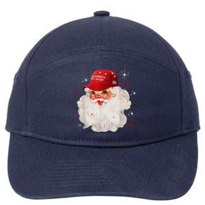 Make America Great Again Pro Trump Santa Christmas 7-Panel Snapback Hat