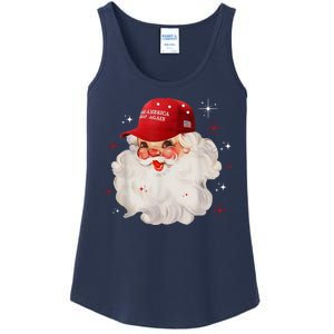 Make America Great Again Pro Trump Santa Christmas Ladies Essential Tank